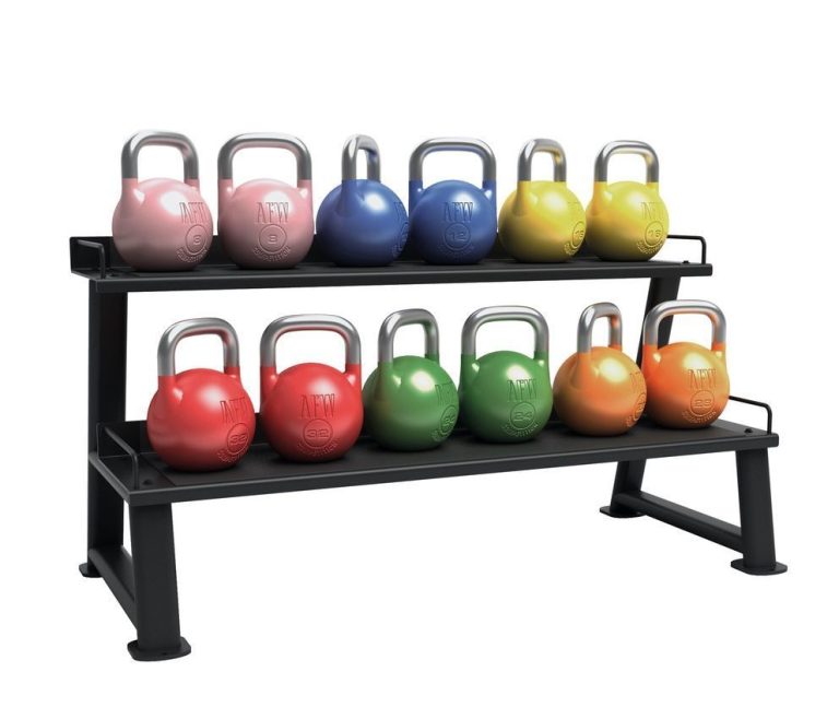 Rack de Kettlebells 2 Bandejas