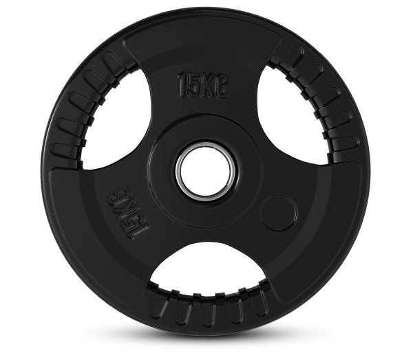 Discos de goma con 3 agarres TRI GRIP 15KG