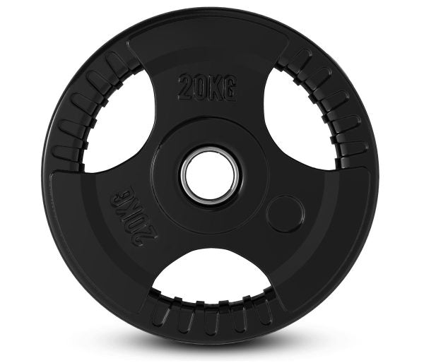 Discos de goma con 3 agarres TRI GRIP 20KG