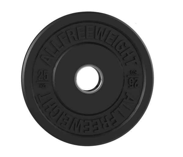 Disco de Goma Bumper Negro 25KG