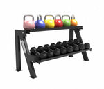 Rack Mancuernas Hexagonales 2 Bandejas