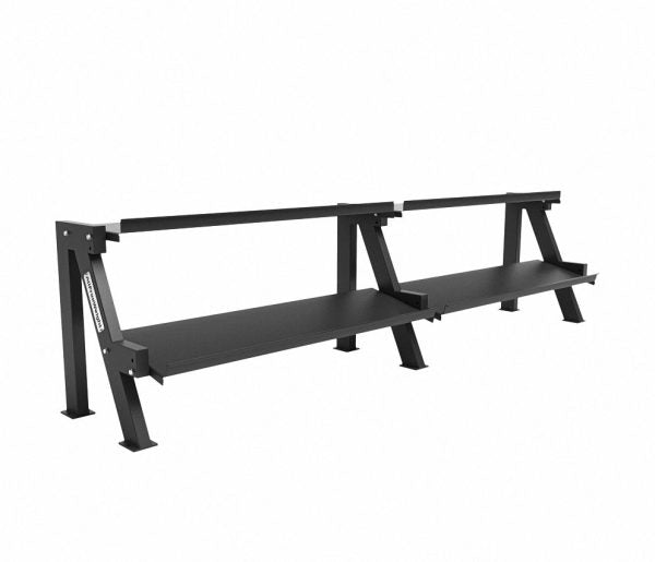 Rack Mancuernas Hexagonales 2 bandejas 3 metros