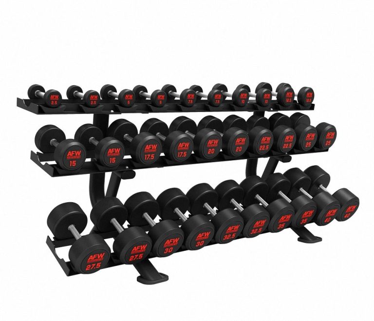 Rack Mancuernas 3 baldas 15 pares