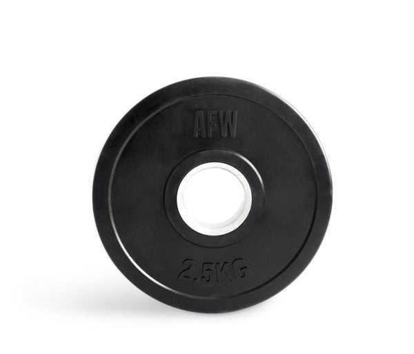 Discos Fraccionales Bumper negro 2,5KG